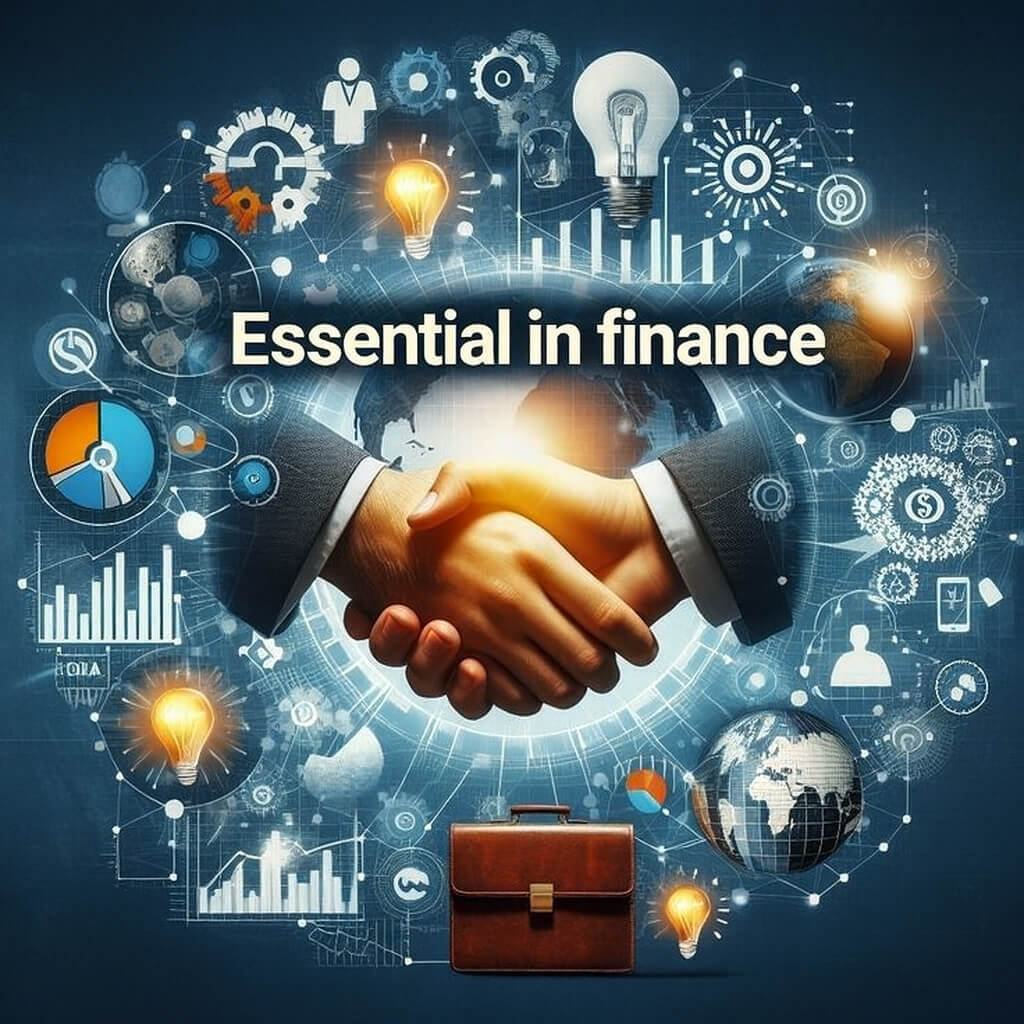 Handshake in front of a global financial network – the importance of LEI codes in the financial sector.