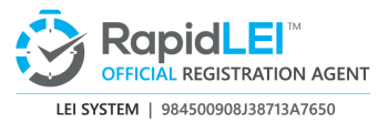 RapidLEI official registration agent - LEI System LEI number: 984500908J38713A7650